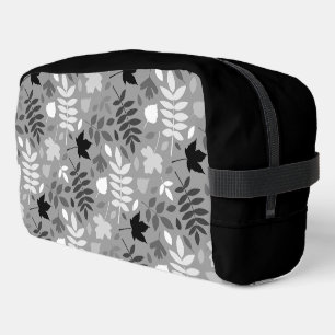 Trousse De Toilette Motif Feuille tombé Monochrome sur Grey