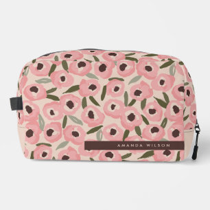 Trousse De Toilette Motif floral audacieux et encre Botanique dessin