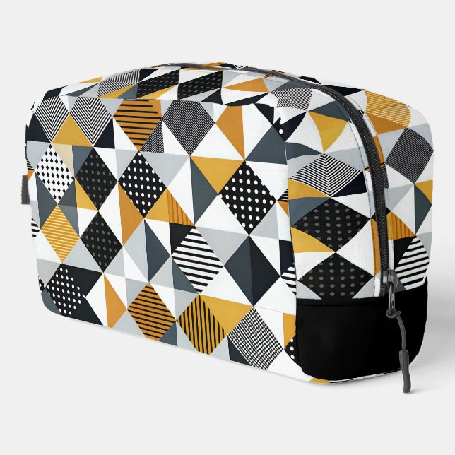 Trousse De Toilette Motif géométrique (Coin droit)
