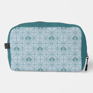 Trousse De Toilette Motif géométrique Lotus Grid - Le Lotus Blanc