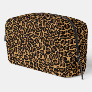 Trousse De Toilette Motif imprimé léopard marron safari jungle