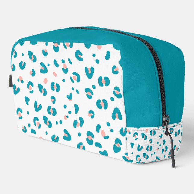 Trousse De Toilette Motif léopard coloré (Coin droit)
