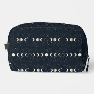 Trousse De Toilette Motif minimaliste des phases lunaires avec des éto