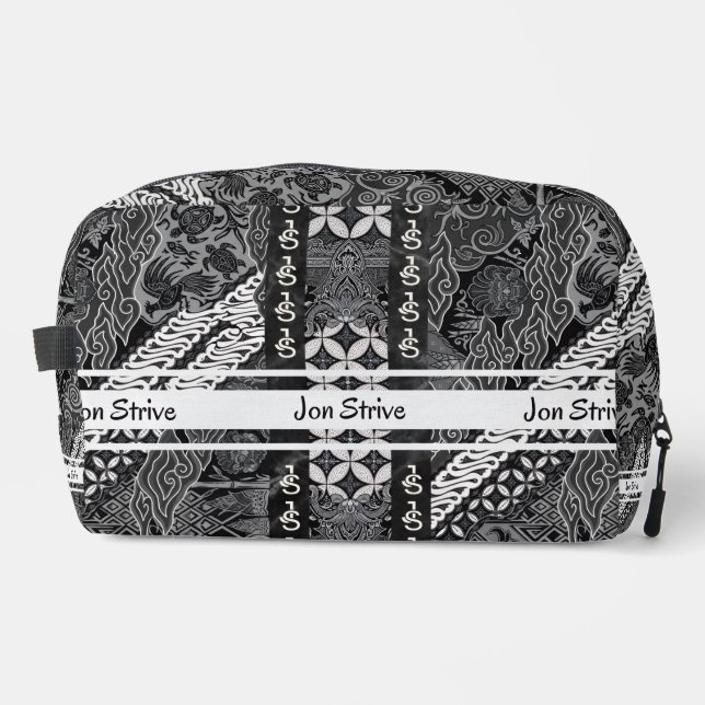 Trousse De Toilette Motif moderne de BATIK (Recto)