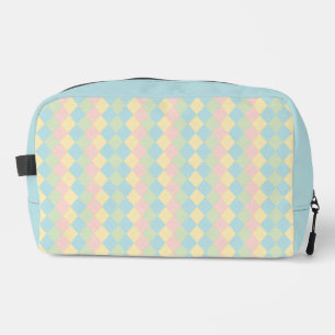 Trousse De Toilette Motif pastel de printemps/Pâques argyle