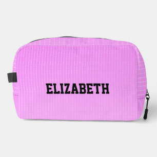 Trousse De Toilette Motif rose points blancs