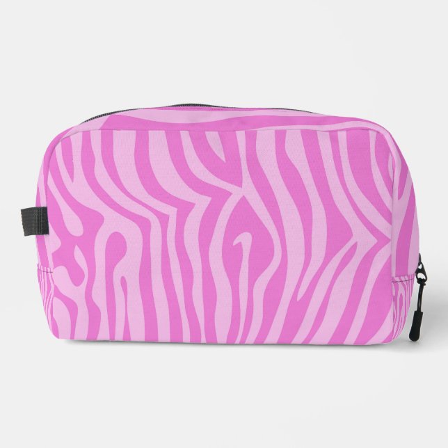 TROUSSE DE TOILETTE MOTIFS EMPREINTES DE LÉOPARD LIGHT PINK (Recto)