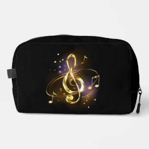 Trousse De Toilette Musique de clé de sol en or