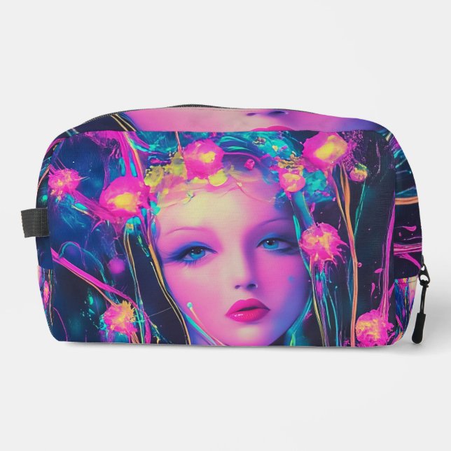 Trousse De Toilette Neon, déesse Alien (Recto)