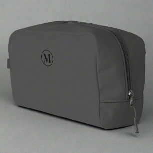 Trousse De Toilette Nettoyé gris noir l élégant luxe Monogramme