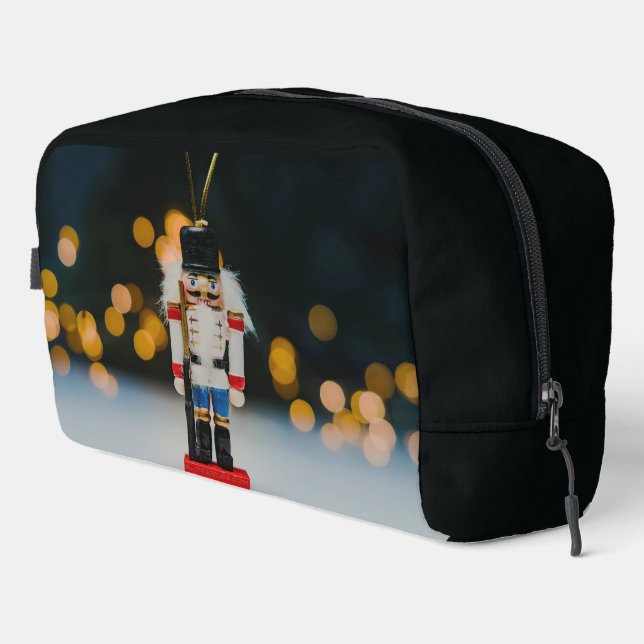 Trousse De Toilette Noël SlipperyJoe nutcracker figurine ornement (Coin droit)