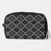 Noir Blanc Gris Diamant Géométrique