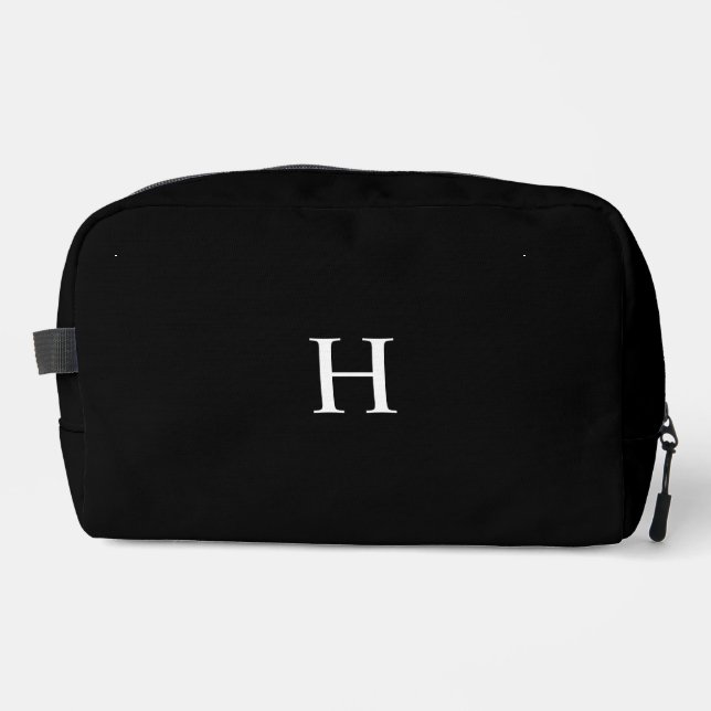 Trousse De Toilette Noir Classique Élégant Monogram Toiletry (Recto)