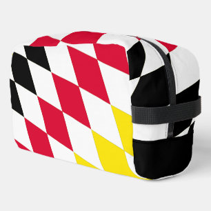 Trousse De Toilette Noir rouge jaune Bavaria Motif Drapeau Diamant