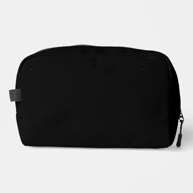 Trousse De Toilette Noir solide (Recto)