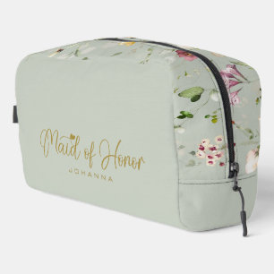 Trousse De Toilette Nom de Demoiselle d'Honneur Accessoire Cadeau de S