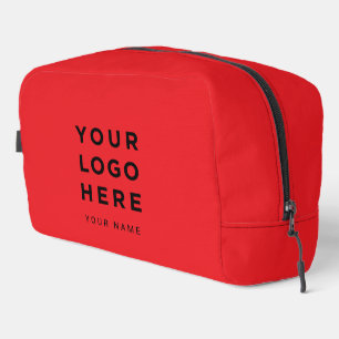Trousse De Toilette Nom de logo d'entreprise rouge Instagram Voyage
