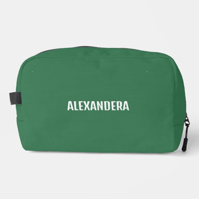 Trousse De Toilette Nom Green Camp Bachelorette Party Bride (Recto)