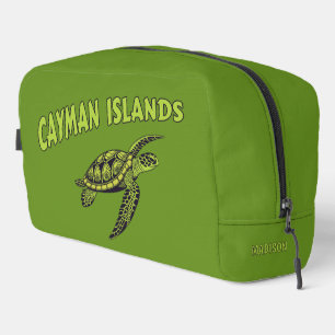 Trousse De Toilette Nom personnalisé Cayman Islands Turtle