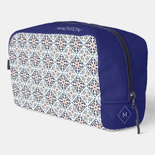 Trousse De Toilette Nom personnalisé & Monogram Portugese Titres Motif