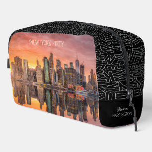 Trousse De Toilette Nom personnalisé New York City Skyline
