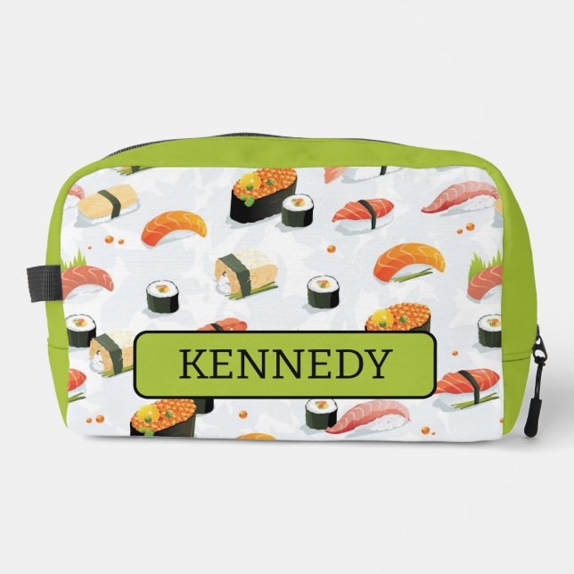 Trousse De Toilette Nourriture japonaise : Motif de sushi (Recto)