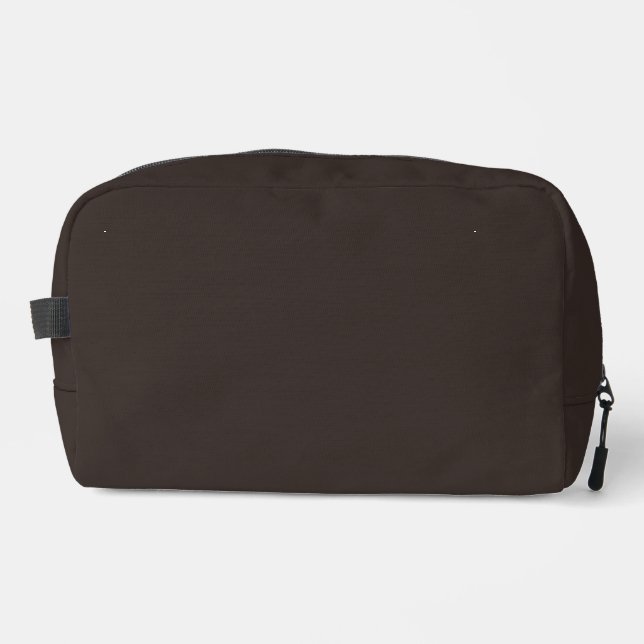 Trousse De Toilette Noyer solide, Brown, (Recto)