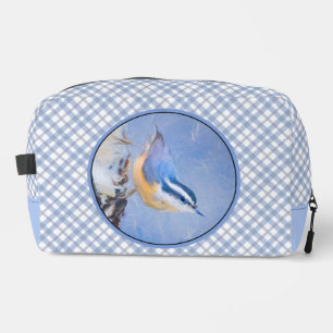 Trousse De Toilette Nuthatch à poitrine rouge Peinture d'art original