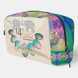 Trousse De Toilette Opales du 14e anniversaire de l'ivoire