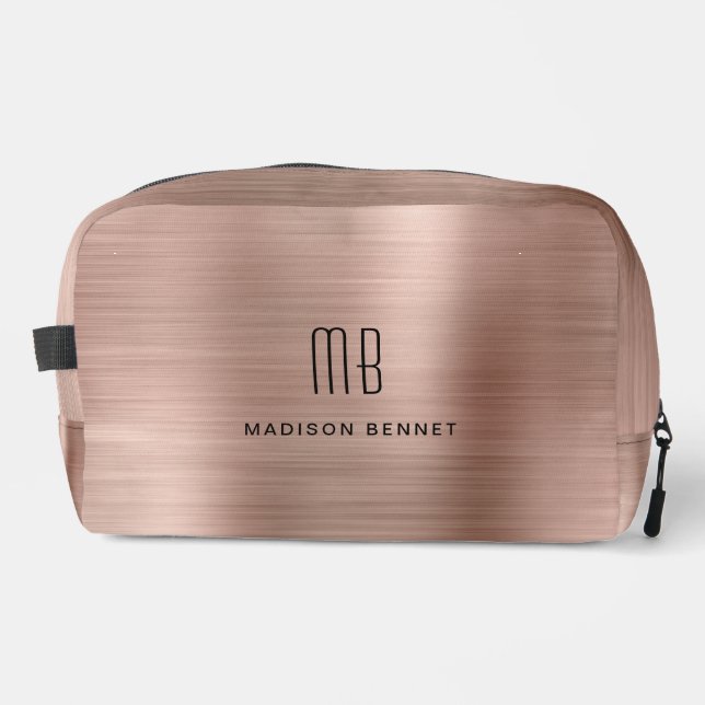 Trousse De Toilette Or rose monogramme moderne (Recto)
