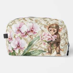Trousse De Toilette Orchidées de singes   Se maquiller