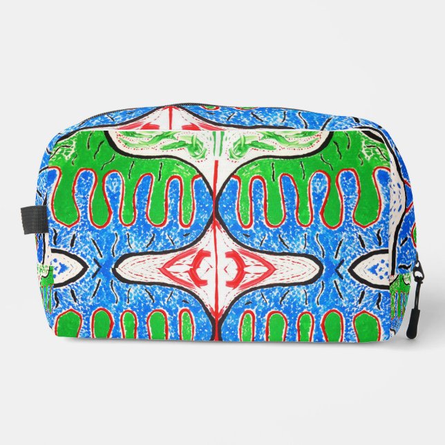 Trousse De Toilette "Organic Geometry" Travel Pouch (Recto)