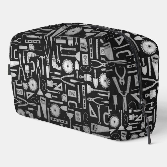 Trousse De Toilette Outils d'atelier Black & Silver (Coin droit)