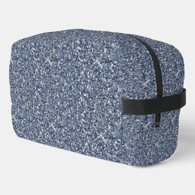Trousse De Toilette Paillettes Bleues (Coin gauche)