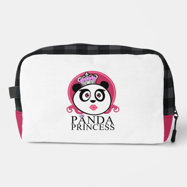 Trousse De Toilette Panda Princesse Panda Reine Couronne (Recto)