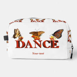 Trousse De Toilette Panneau de danse personnalisé avec papillons 