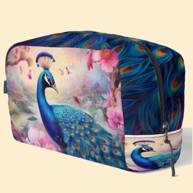 Trousse De Toilette Paon Arc-en-ciel (Créateur téléchargé)