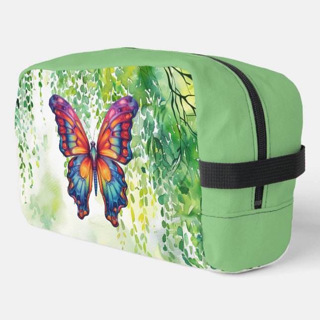 Trousse De Toilette Papillon Bleu Orange Ailes (Coin gauche)