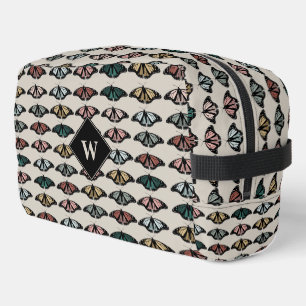 Trousse De Toilette Papillons neutres modernes Monogramme Motif de jar