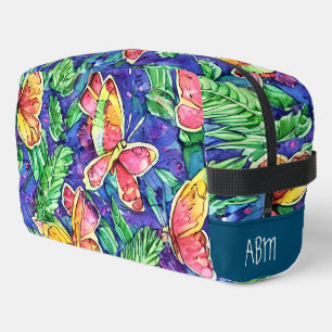 Trousse De Toilette Paraphes adorables Papillons dans la nature Floral