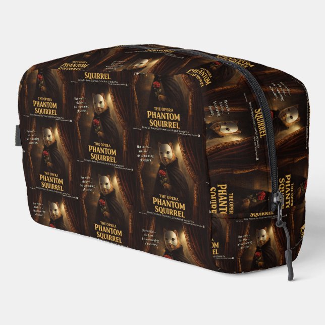 Trousse De Toilette Parodie de l'Opéra Fantôme Écureuil (Coin droit)