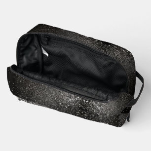 Trousse De Toilette Parties scintillant parfumée noir et blanc Goth Gl