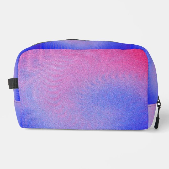 Trousse De Toilette Pastels Psychédéliques Kit Dopp Imprimer Couper Sa (Recto)