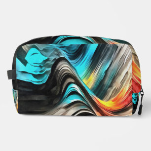 Trousse De Toilette Paysage Abstrait Vivant de Chaleur Fondue