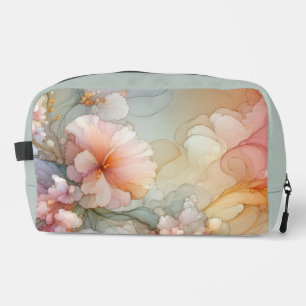 Trousse De Toilette Paysage floral abstrait de nuages en mousse de mer