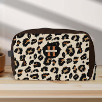 Peau léopard, Petterne animal moderne, Monogramme