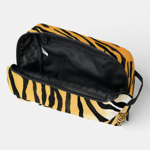 Trousse De Toilette Peaux de tigre rayées modernes Imprimer gros félin