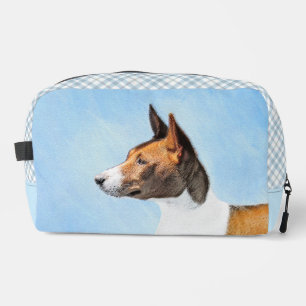 Trousse De Toilette Peinture Basenji Châtaignier Rouge Brindle mignon