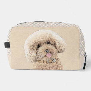 Trousse De Toilette Peinture de caniche Jouet Apricot Crème originale