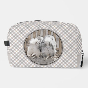 Trousse De Toilette Peinture de Keeshond aux fesses à la porte Art mig